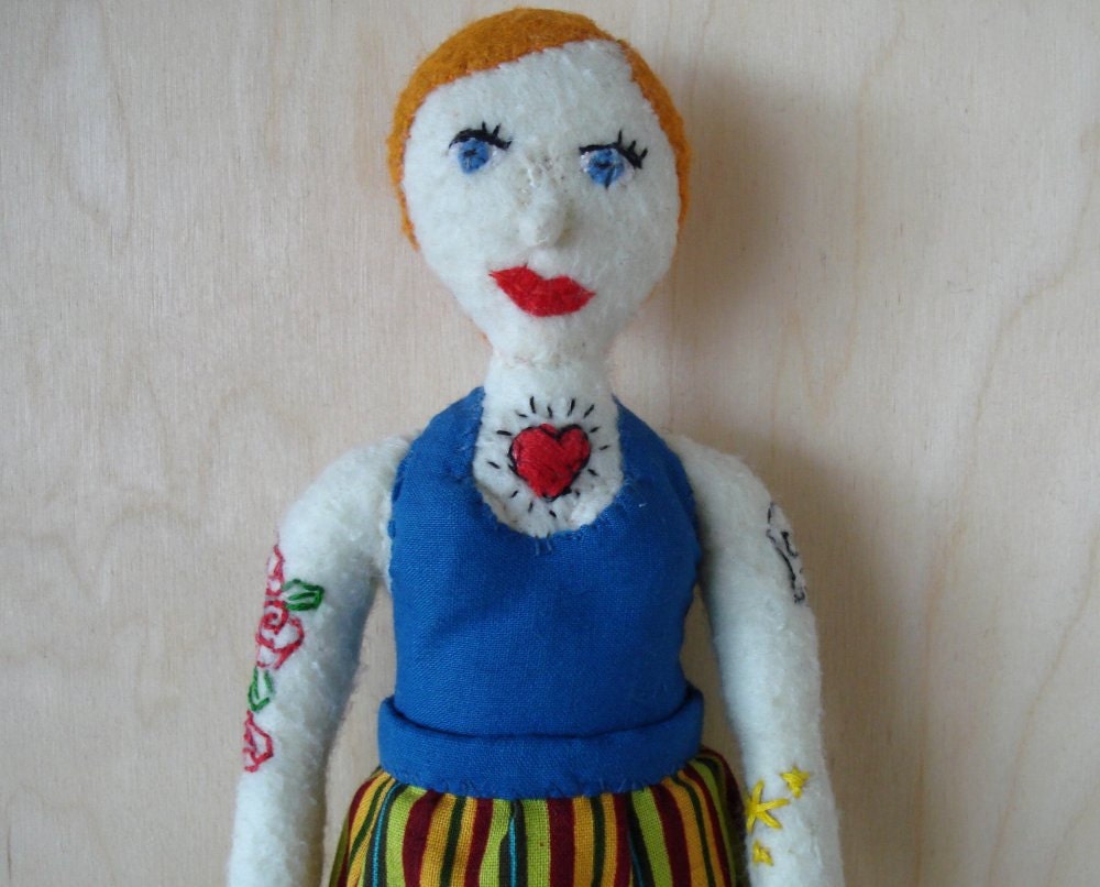 Tattooed Lady doll