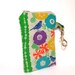 Fabric Gadget Pouch, Cell Phone Case, Zipper Pouch I Touch, I Phone, Camera Case - Blue Bird and Flowers