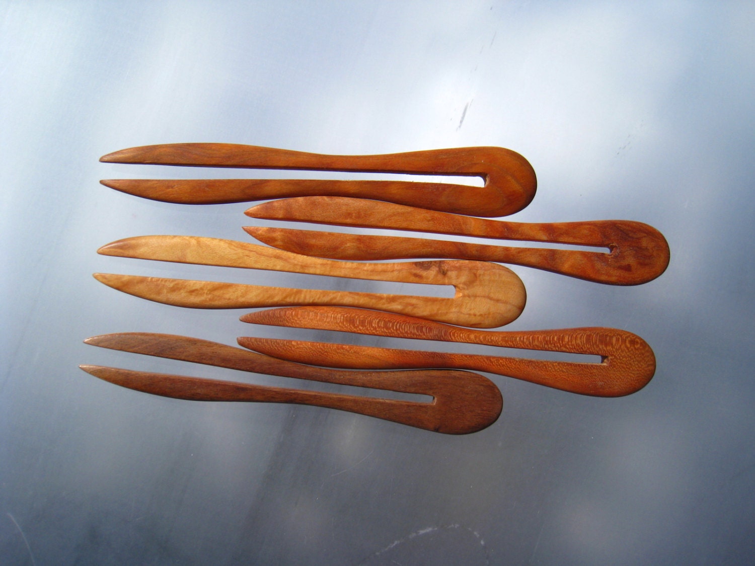 hardwood hairpins