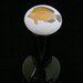 Majolica WIne Bottle Stopper with Orange Angelfish