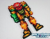 Super Metroid Samus Aran Nintendo Pixel Bead Sprite Decoration
