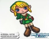 Nintendo Link Legend of Zelda Twilight Princess Perler Bead Sprite Pixel Decoration