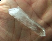 Double Terminated  Elestial Alien Quartz crystal -natural crystal  for wire wrapping - clear white - unusual formation