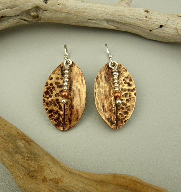 Copper Leaves with a Dash of Dangle