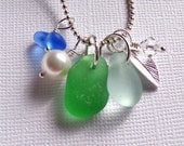 Seaglass Jewelry Charm Necklace