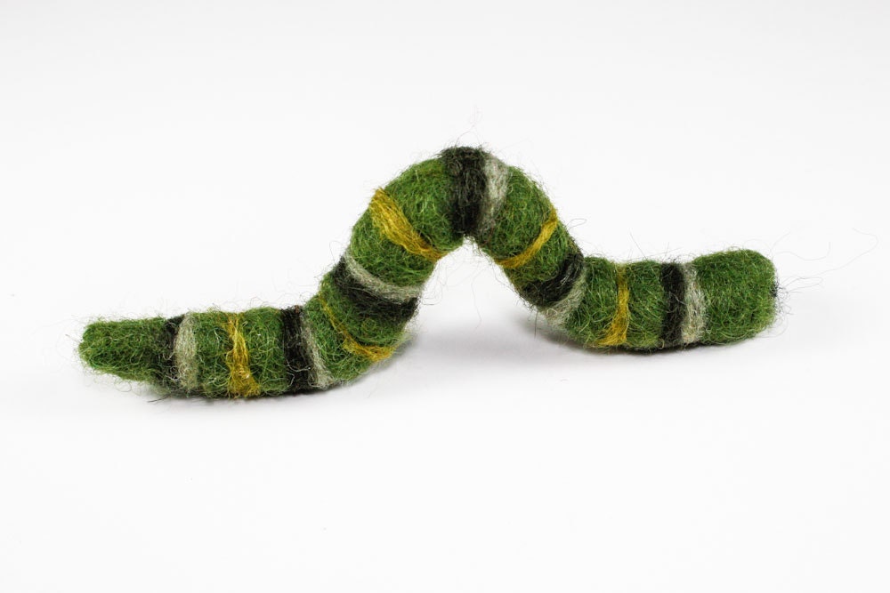 Needle Felted Caterpillar