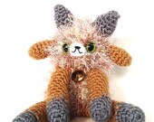 beige brown goat amigurumi