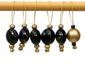 Stitch Markers Knitting Beaded Black M&M Knit Tool Knitting Accessory