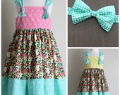 Knot dress and necktie or bowtie combo