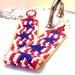 Memorial Day Stars and Stripes USA Flag Hand Beaded Bracelet