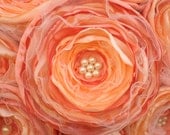 Jillianns PEACH and PEARLS BOUQUET