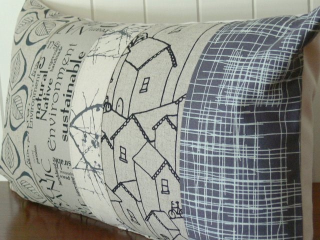Charcoal Tones Cushion Cover - 50cm x 30cm