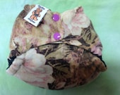 MamaBear BabyWear One Size Wool & Cashmere Diaper Cover Wrap - Romantic Flowers