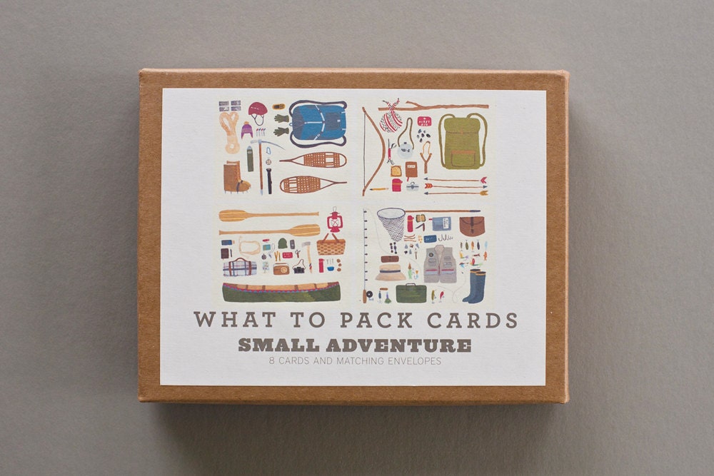 What To Pack Card (Box Set of 8)
