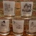 Vintage Barware Glasses by Hank Gardner, Novelty, Cartoon, Quips