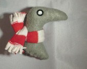 Doubtful felt brooch