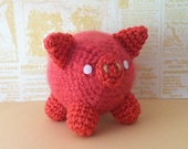 Ami Pink Furry Pig  - Amigurumi
