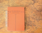 Vintage Book Journal .. Ramona