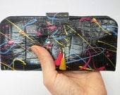 Sex and the city inspiration leather wallet- purse- handbag- iphone 5 leather case- PROMOTION