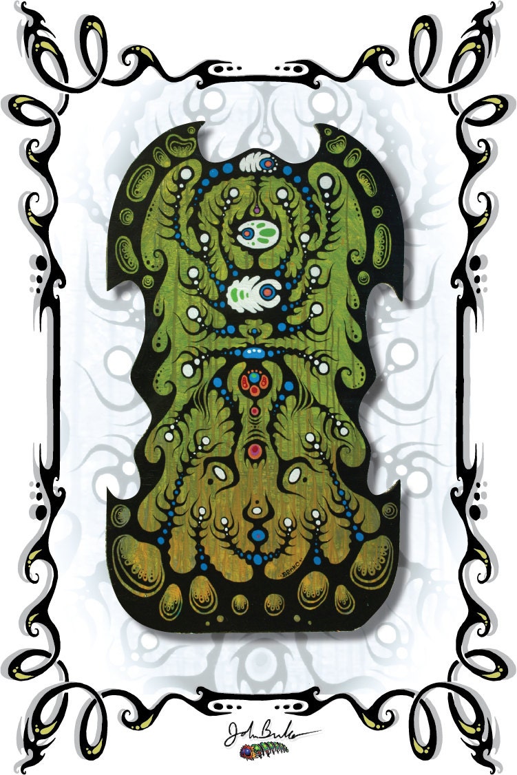 New Guinea War Shield 2 ...11 X 17 print