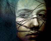 Spells and Bindings 2 - 8 X 8 haunting fine-art photographic portrait print