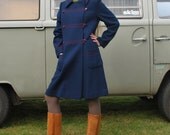 Vintage 60's Double Breasted Wool Coat