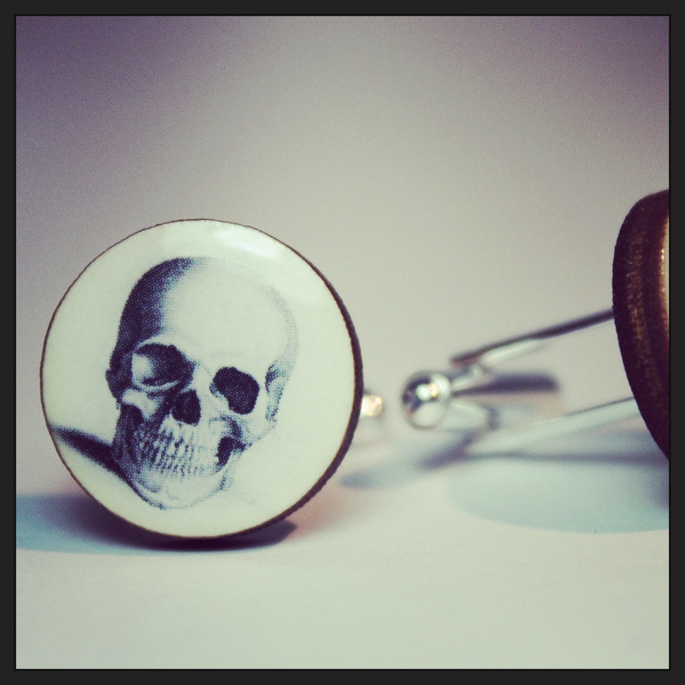 Human Skull Cufflinks