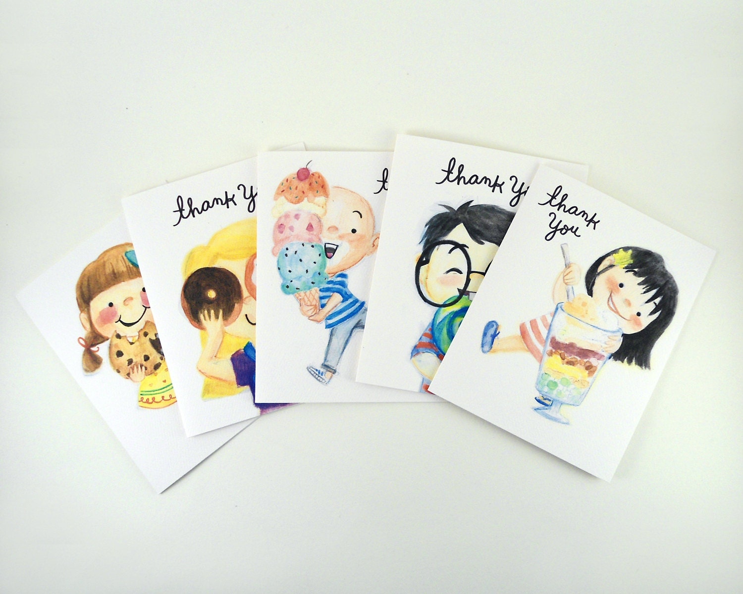 Sweet Tooth Thank You Card Set