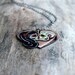 Ashes to Ashes . . . Forever Love Day of the Dead Couple Necklace