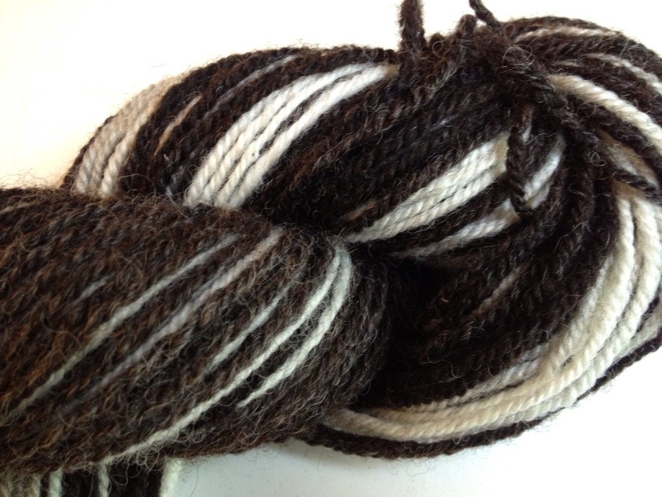 Jacob Wool Yarn, Natural Colors, 222 yds.