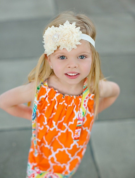 NEW Morrocan Orange and Paisley Drops Pillowcase Dresses