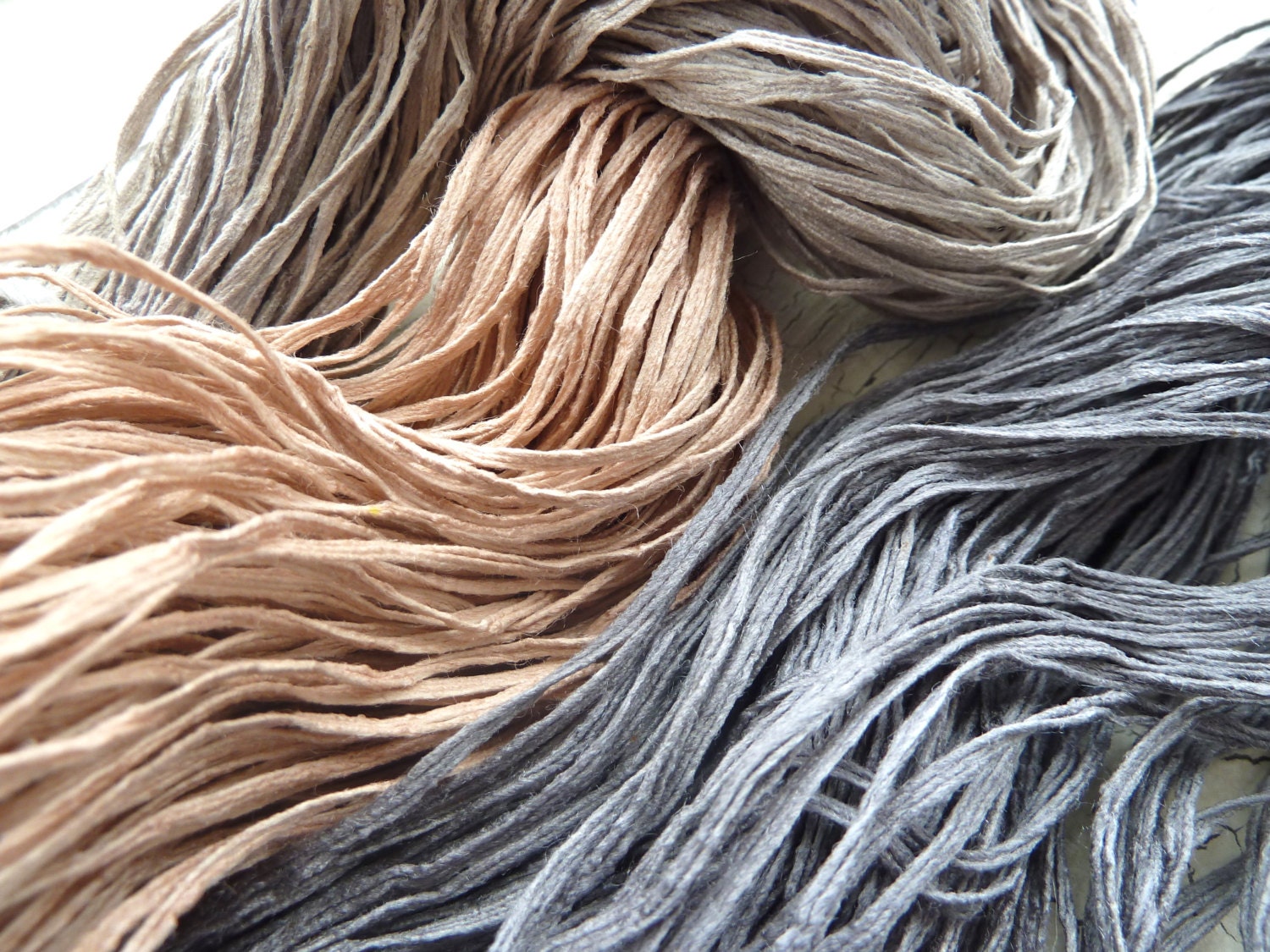 blush silk fiber: 3 yds