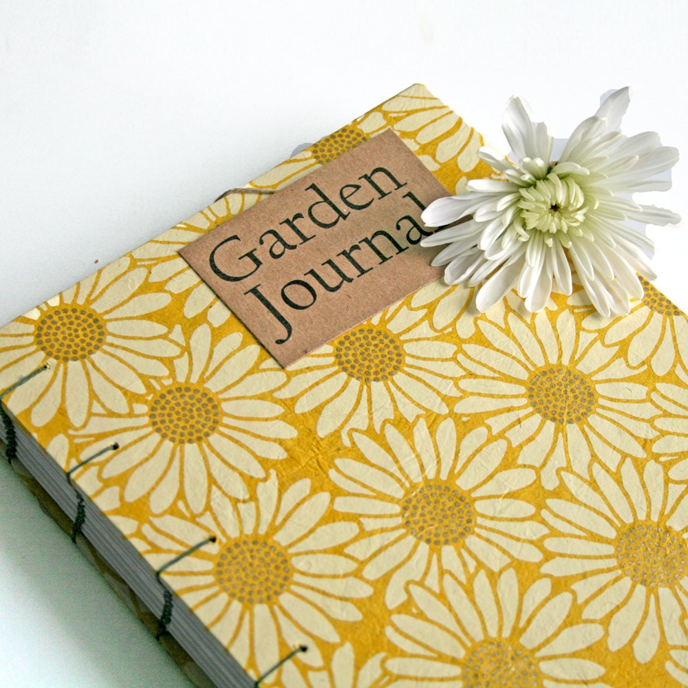 Garden Journal The Essentials with yellow daisy cover  - Available to Ship ooo