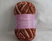 5th Avenue Socksation Yarn Rust - 100g
