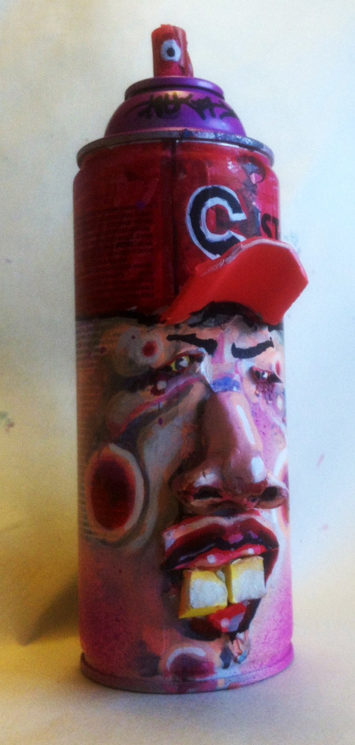 LUV1 Rusty Rusto Upcycled Graffiti Urban Pop Outsider Abstract Recycled Sculpture Handmade Original