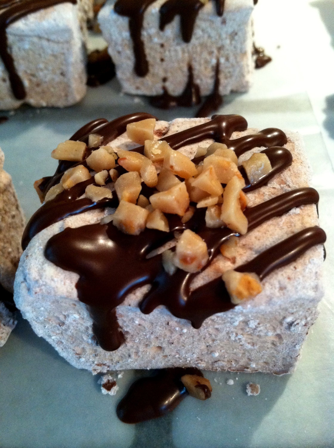 Gourmet JUMBO Chocolate Heath Crunch marshmallows - 6 pieces