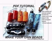 Jewelry tutorial num 48, TUBE BEAD making tutorial, jewelry tutorial    tips on making these  unbreakable beads ...wire wrapped beads.