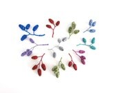 Mini Glitter Pinecones, Hand Glittered Natural Tiny Pinecone Branches (11 each) Home Decor, Room Decor, Tablescape
