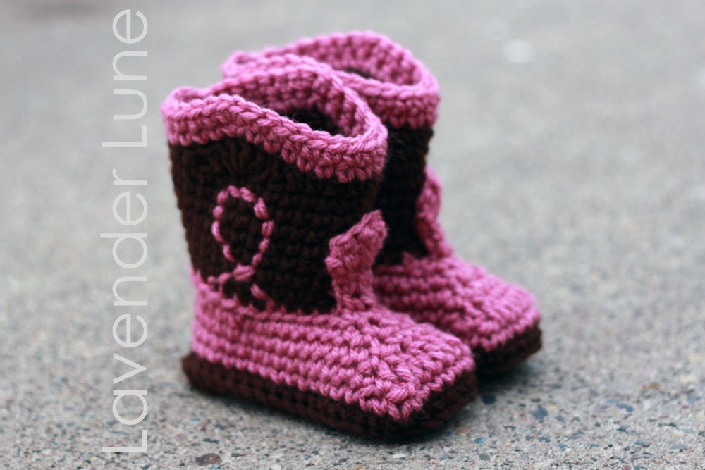 The Western - Cowboy Baby Booties, Baby Booties