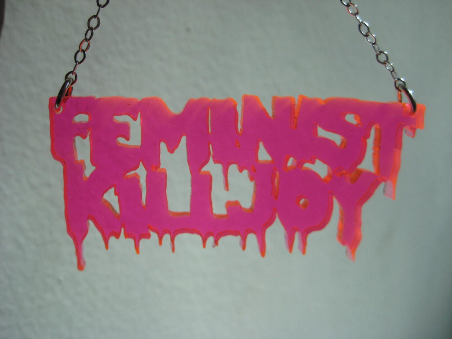 Fluorescent Pink Feminist Killjoy