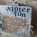 Acrylic Winter Fun Snow Album