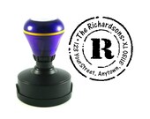 Self inking custom Personalized Return address name rubber stamp R05