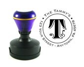 Self inking custom Personalized Return address name rubber stamp R71