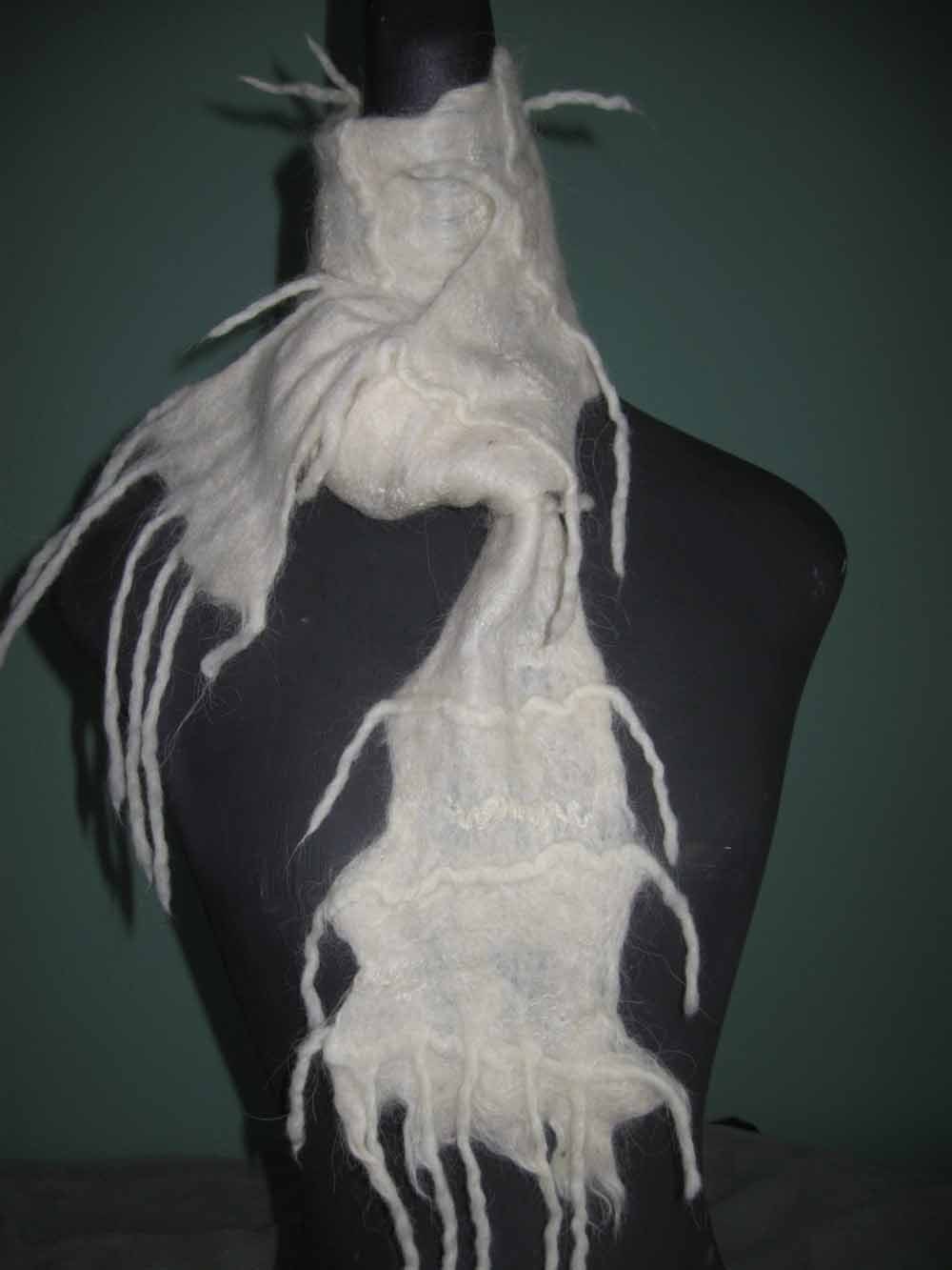 Llama and Silk Fun Scarf