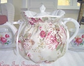 Tea Cozy for 6-8 Cup Teapot VICTORIAN TEA ROSES Reversible, Insulated Tea Pot Tea Cozy Also Available in 1-2 Cup and 2-4 Cup Sizes