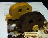 Mini Vintage Caned Ham Camping Trailer - Hardwood