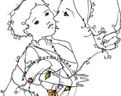 A Kiss From Mother digital stamp