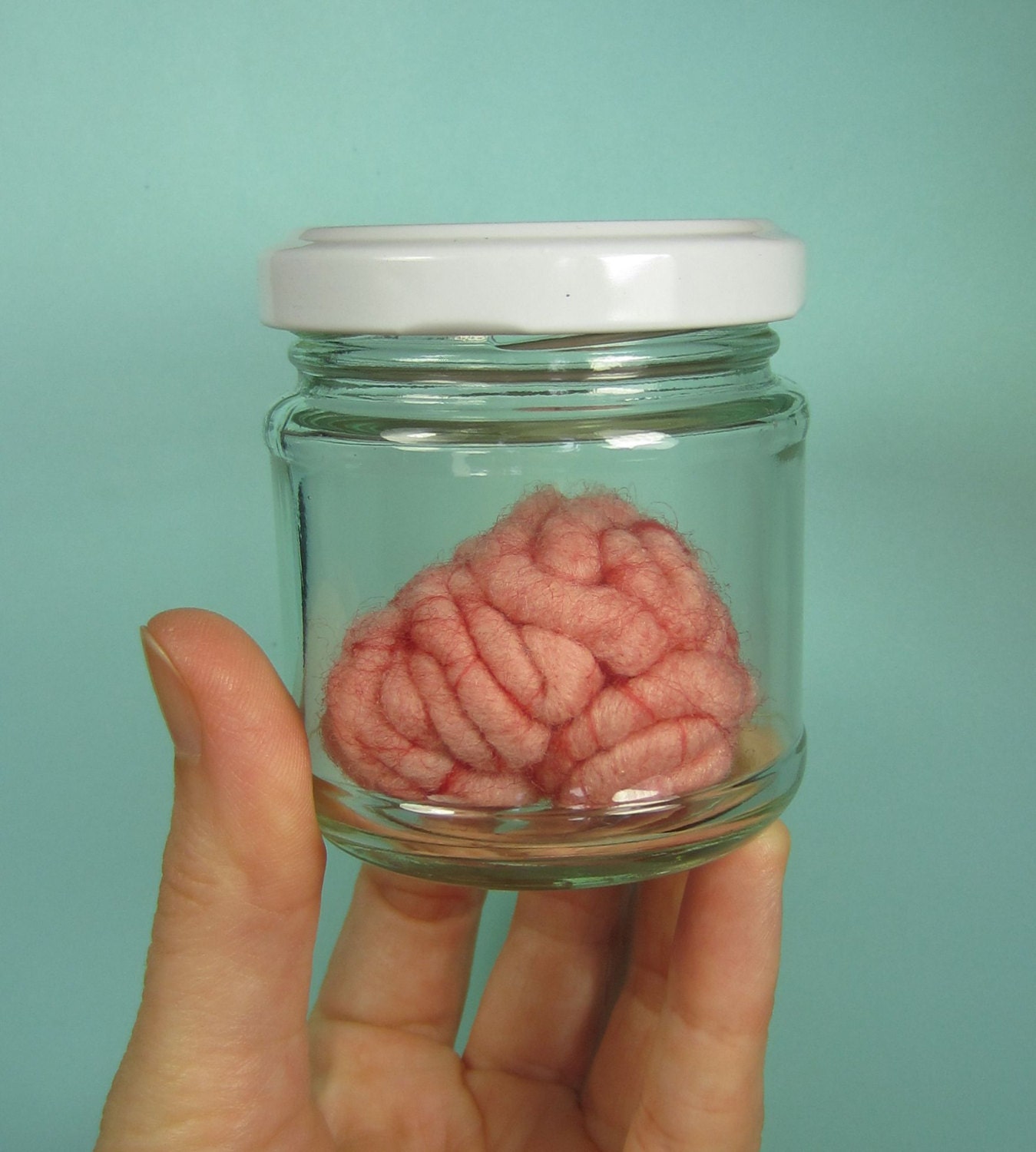 Specimen Jar Brain Anatomical Curio P1