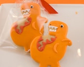 Dinosaur Sugar Cookie Favors (12 cookies, bagged & bowed)