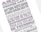 Printable Little Lady Poster (PDF)